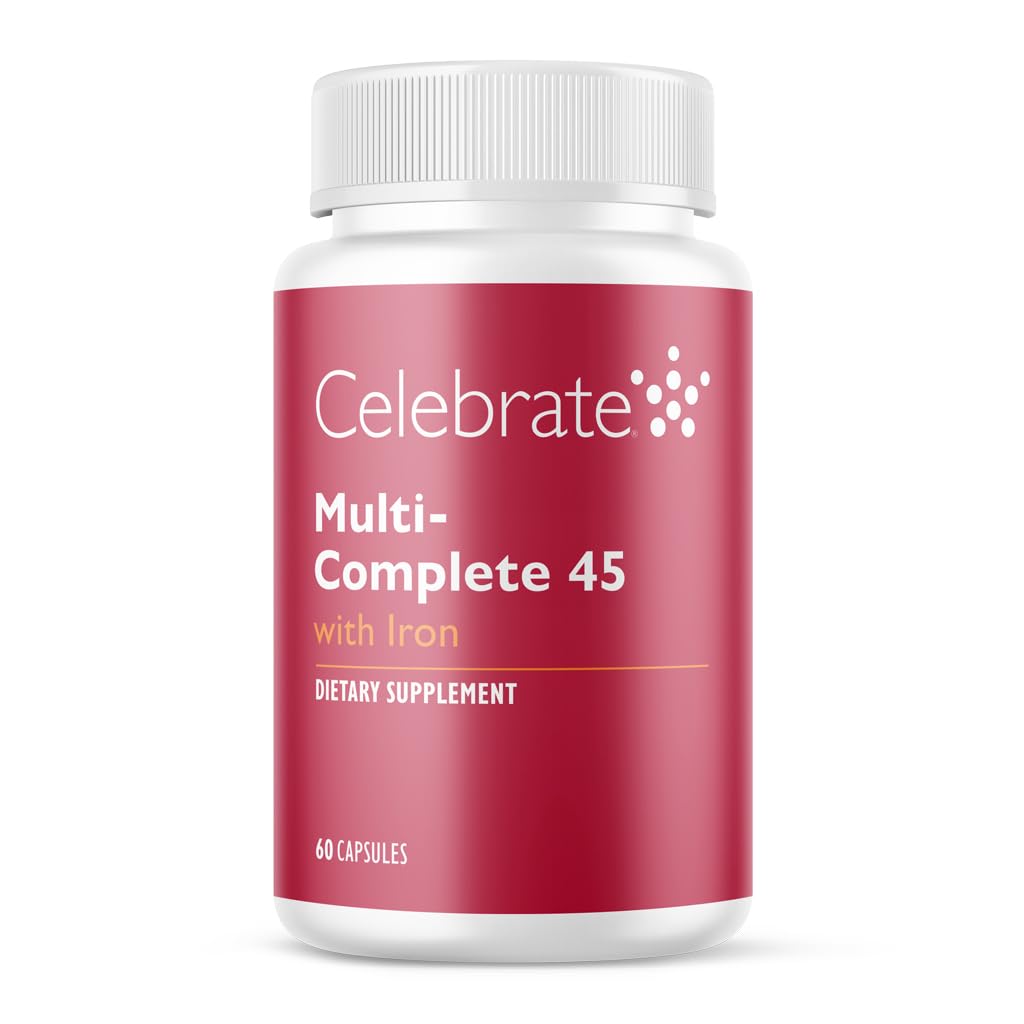 Foto 2 pulgar | Suplemento Celebrate Vitamins Multicomplete  45 Mg De Hierro  60 Cápsulas - Venta Internacional.