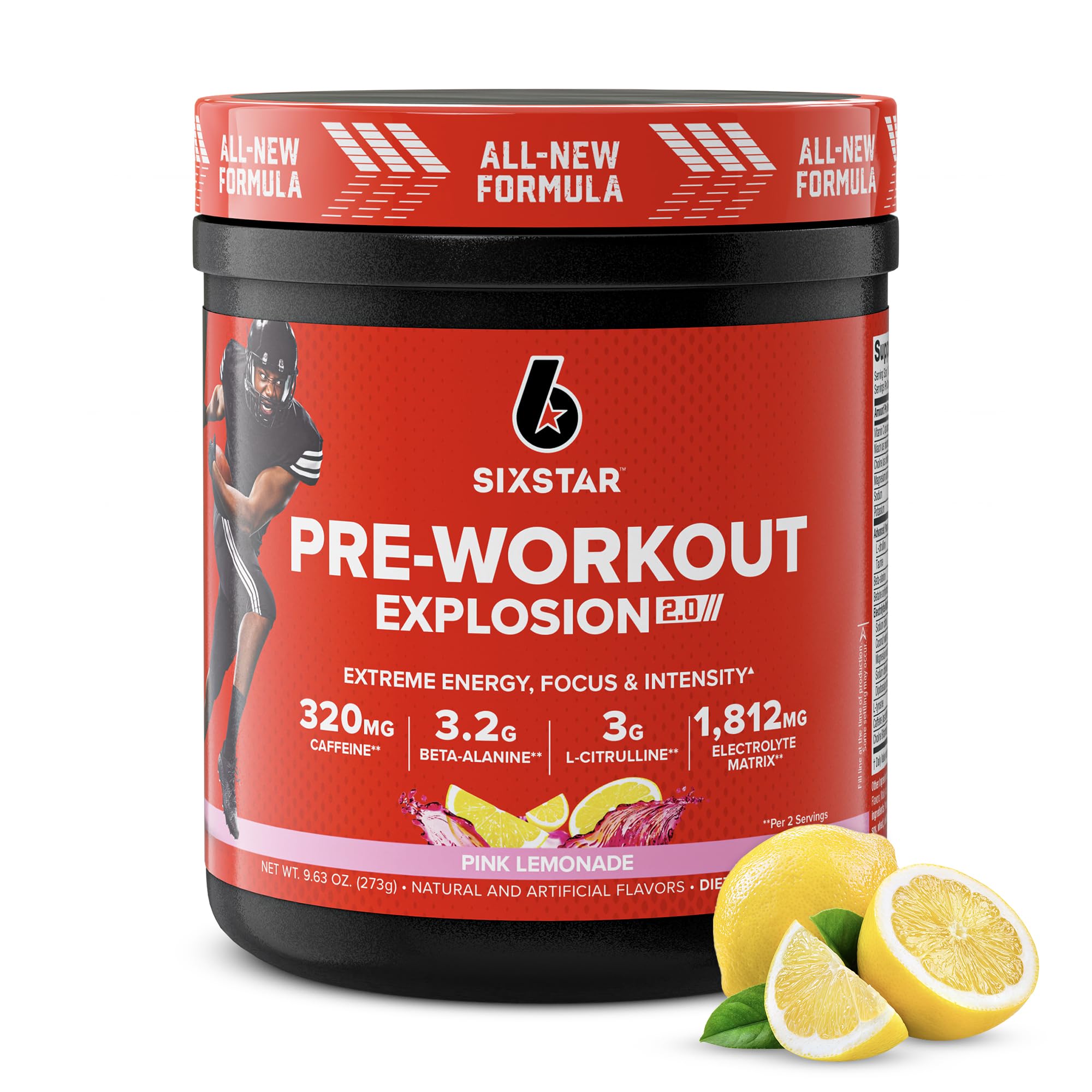 Foto 2 pulgar | Preentrenamiento en Polvo Six Star Preworkout Explosion 2.0 273 g - Venta Internacional
