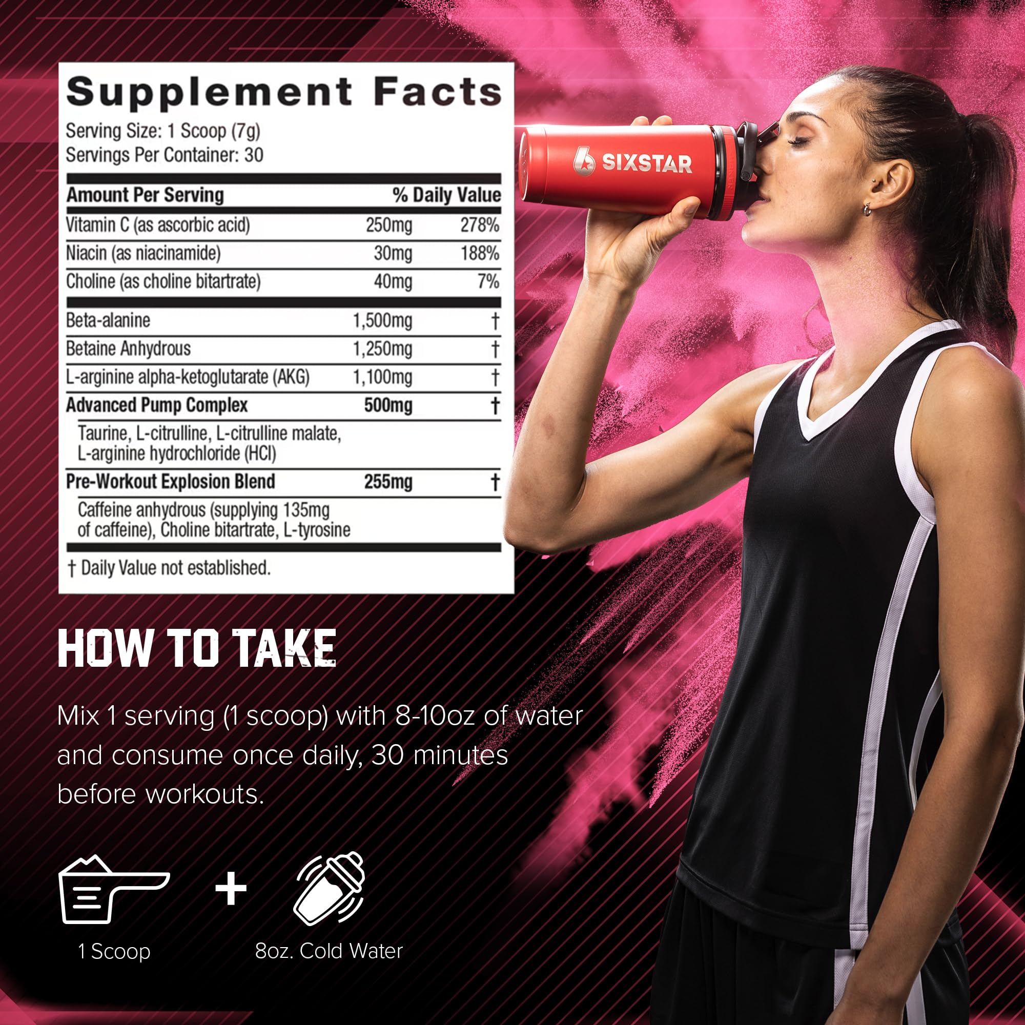 Foto 6 pulgar | Preentrenamiento en Polvo Six Star Preworkout Explosion 2.0 273 g - Venta Internacional
