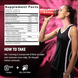 Foto 5 | Preentrenamiento en Polvo Six Star Preworkout Explosion 2.0 273 g - Venta Internacional