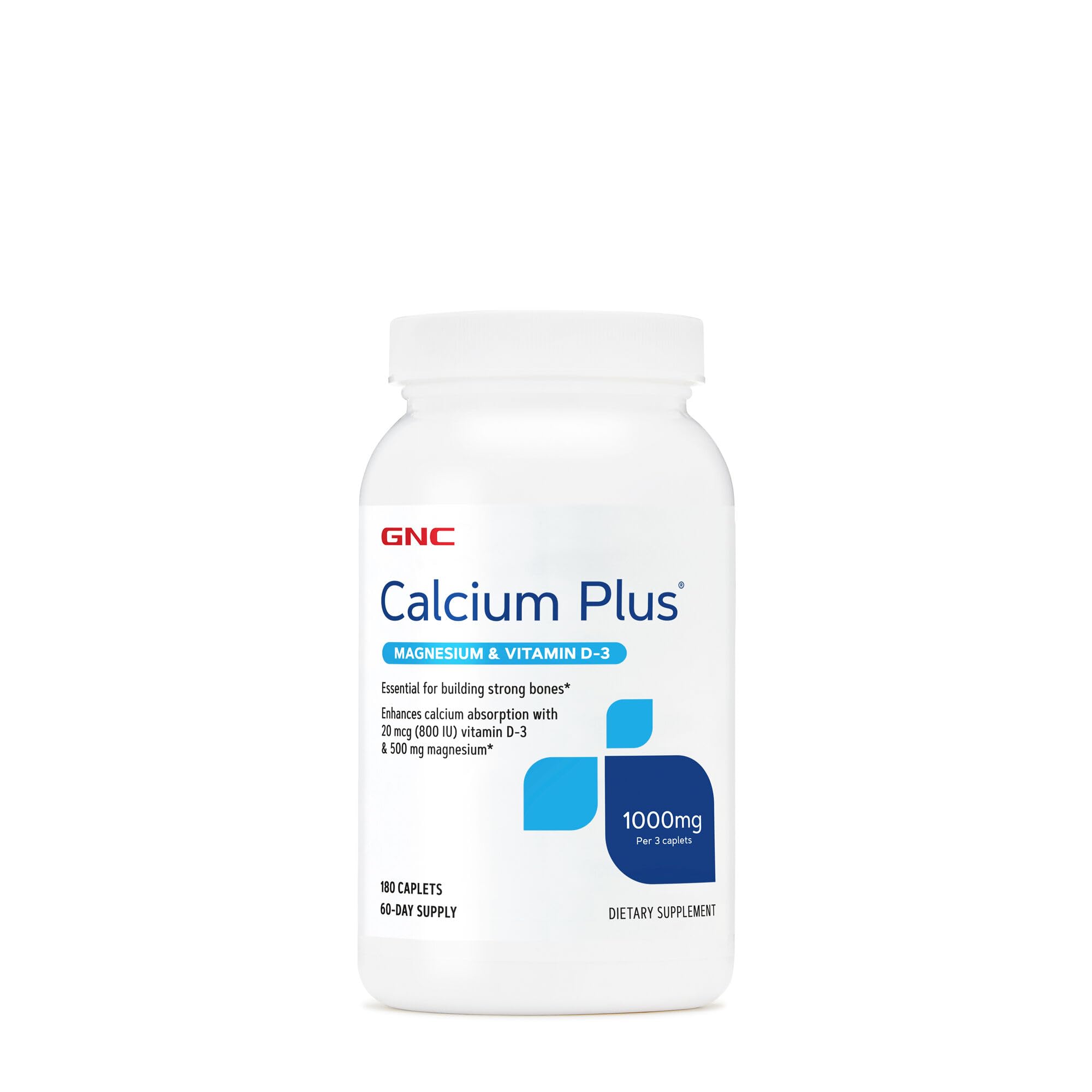 Foto 2 pulgar | Suplemento Gnc Calcium Plus De Magnesio Y Vitamina D-3 1000 Mg - Venta Internacional.