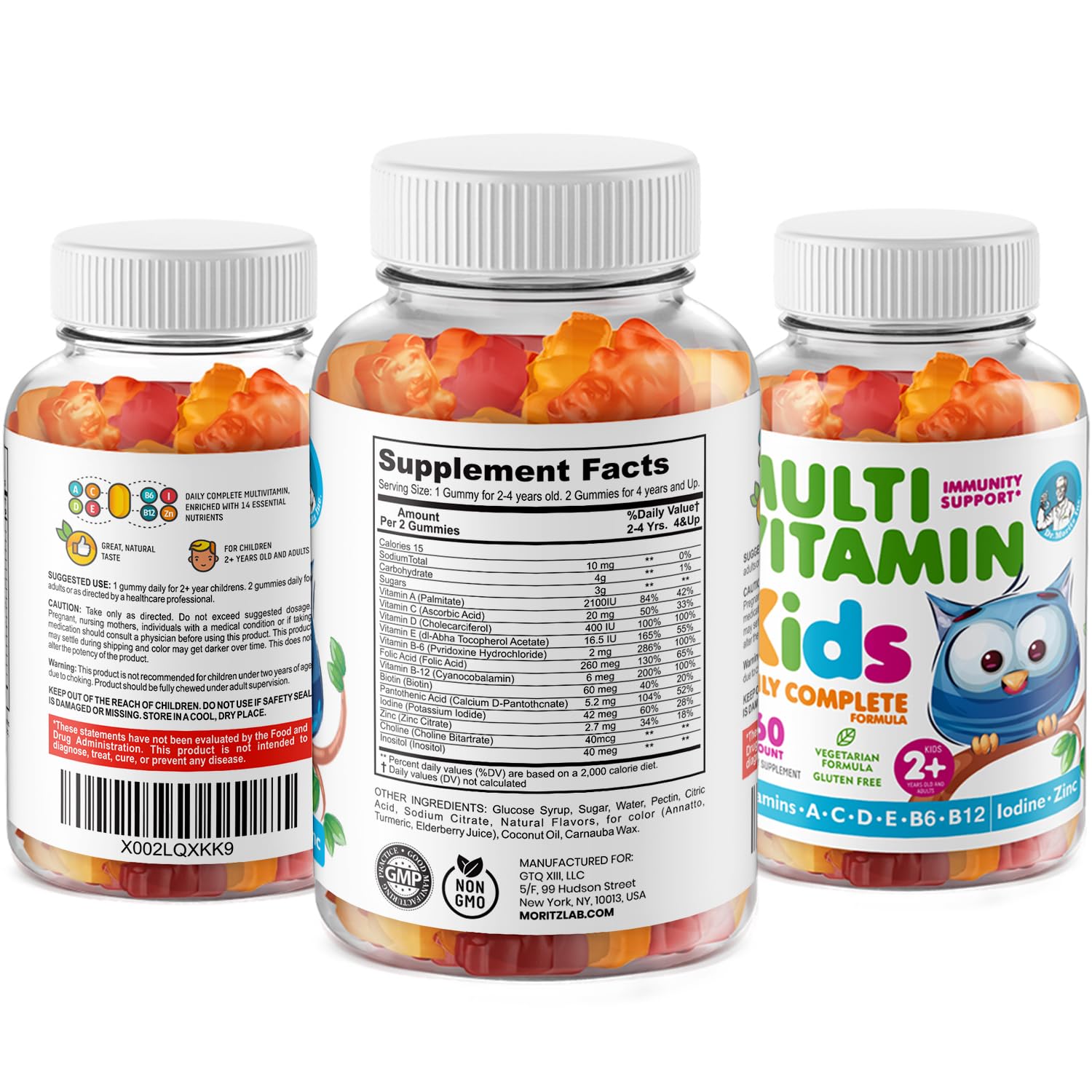 Foto 6 pulgar | Gomitas Multivitamínicas Dr. Moritz Kids  Paquete De 2 (120 Unidades) - Venta Internacional.