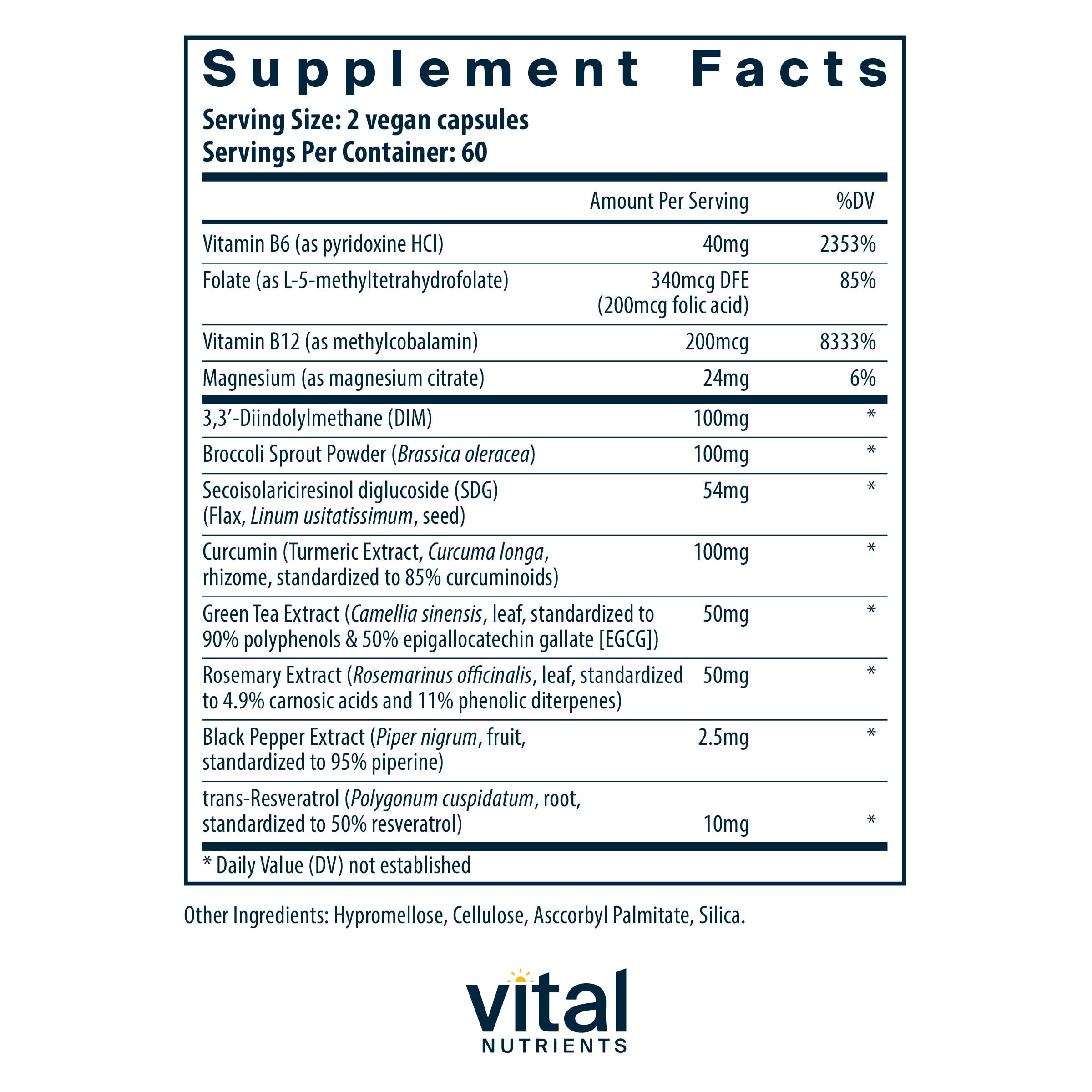 Foto 2 | Suplemento Alimenticio Vital Nutrients Hormone Balance 120 Cápsulas - Venta Internacional