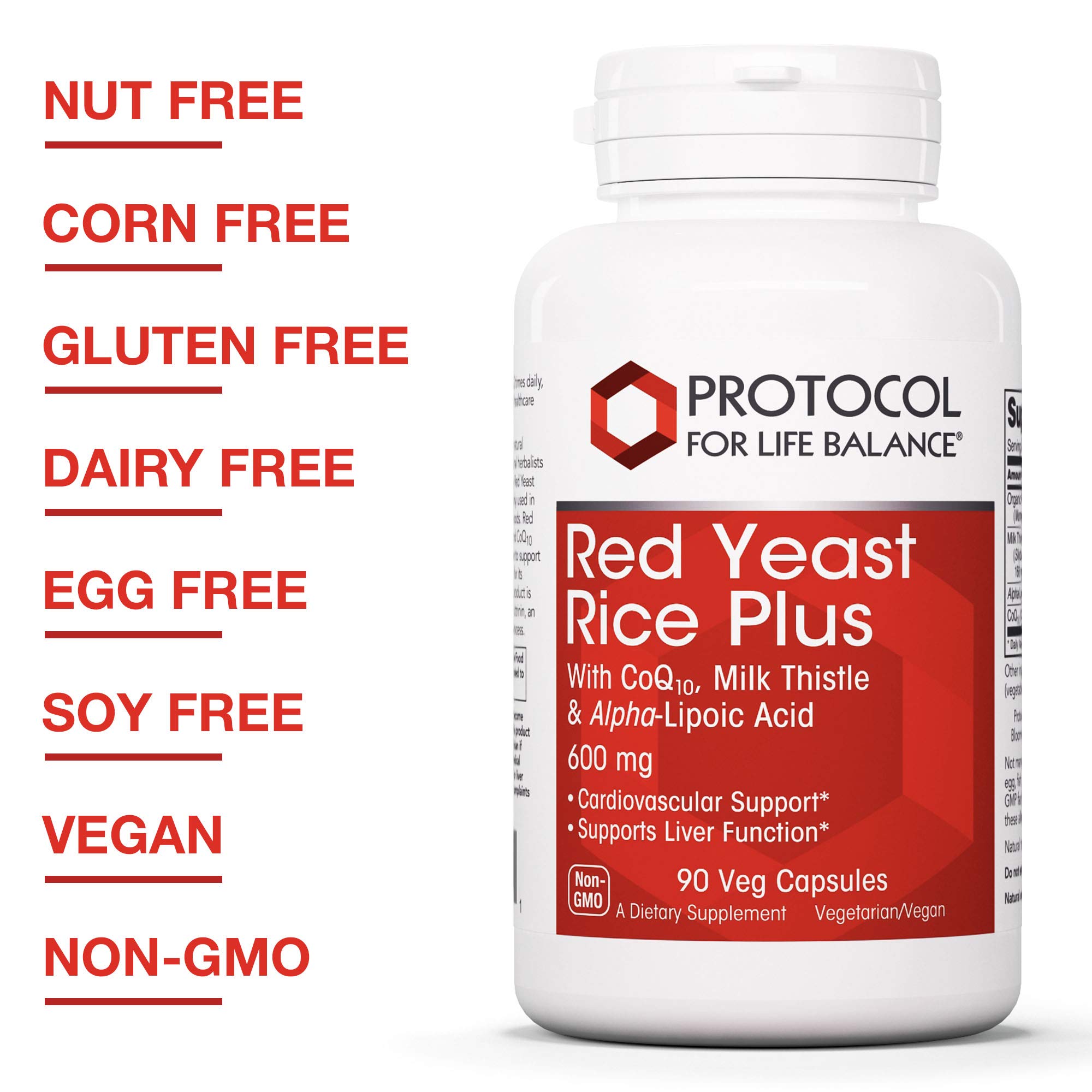 Foto 7 pulgar | Suplemento Protocol for Life Balance Arroz de Levadura Roja Plus 90 Cápsulas - Venta Internacional