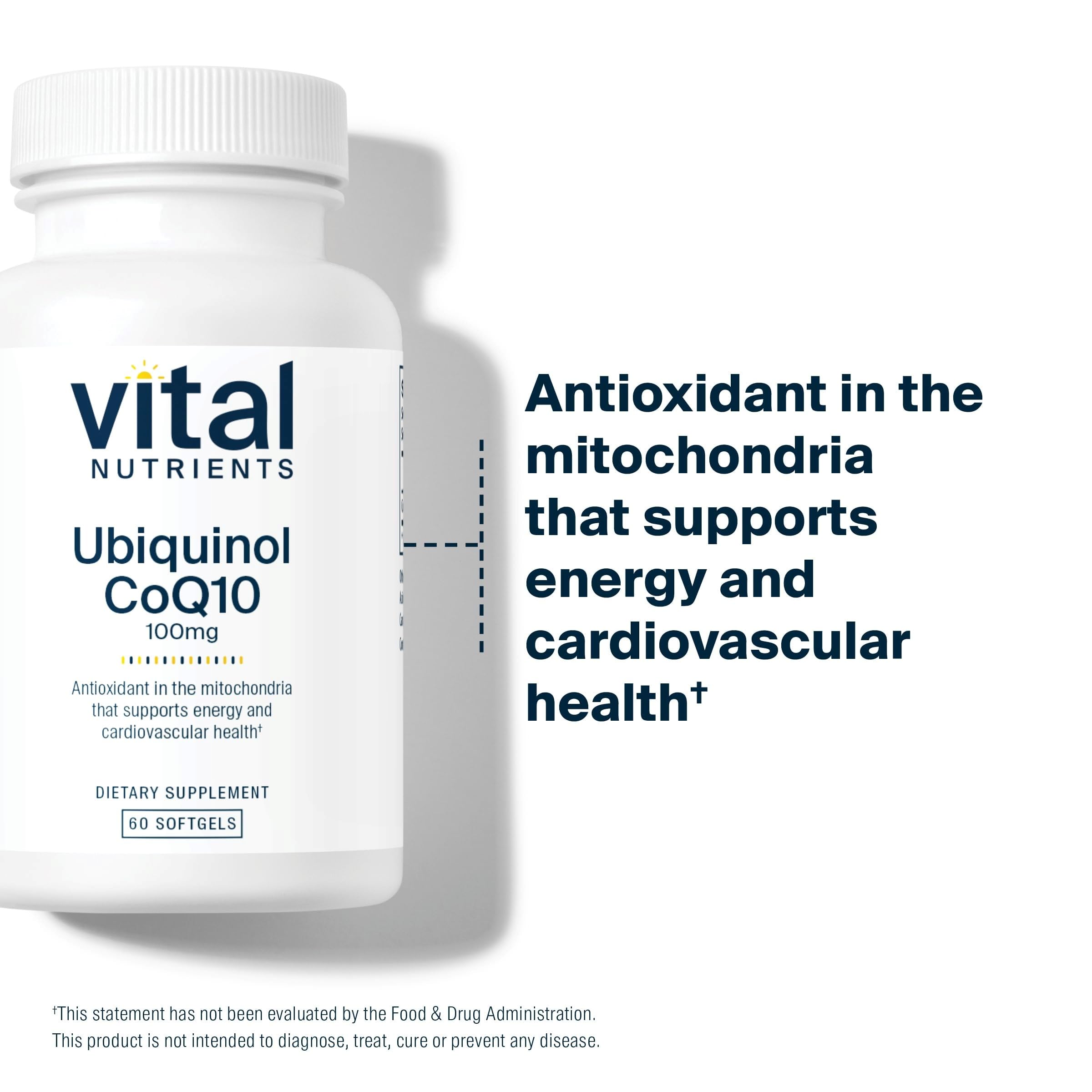 Foto 4 pulgar | Suplemento Alimenticio Vital Nutrients Ubiquinol 60 Cápsulas  - Venta Internacional