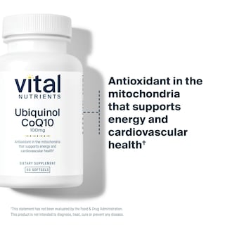 Foto 3 | Suplemento Alimenticio Vital Nutrients Ubiquinol 60 Cápsulas - Venta Internacional