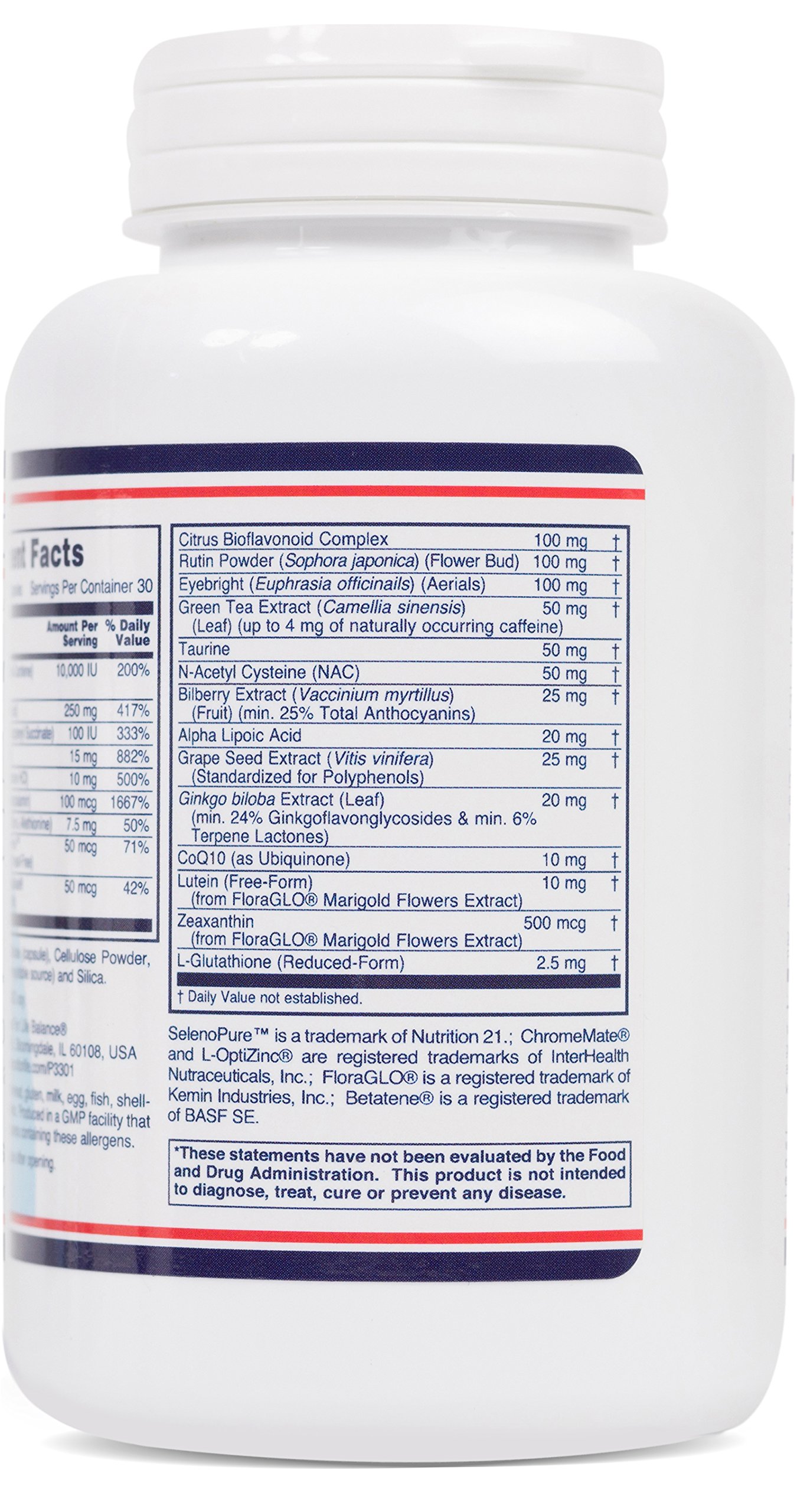 Foto 4 pulgar | Suplementos Protocol for Life Balance Ocu Support 90 Cápsulas - Venta Internacional