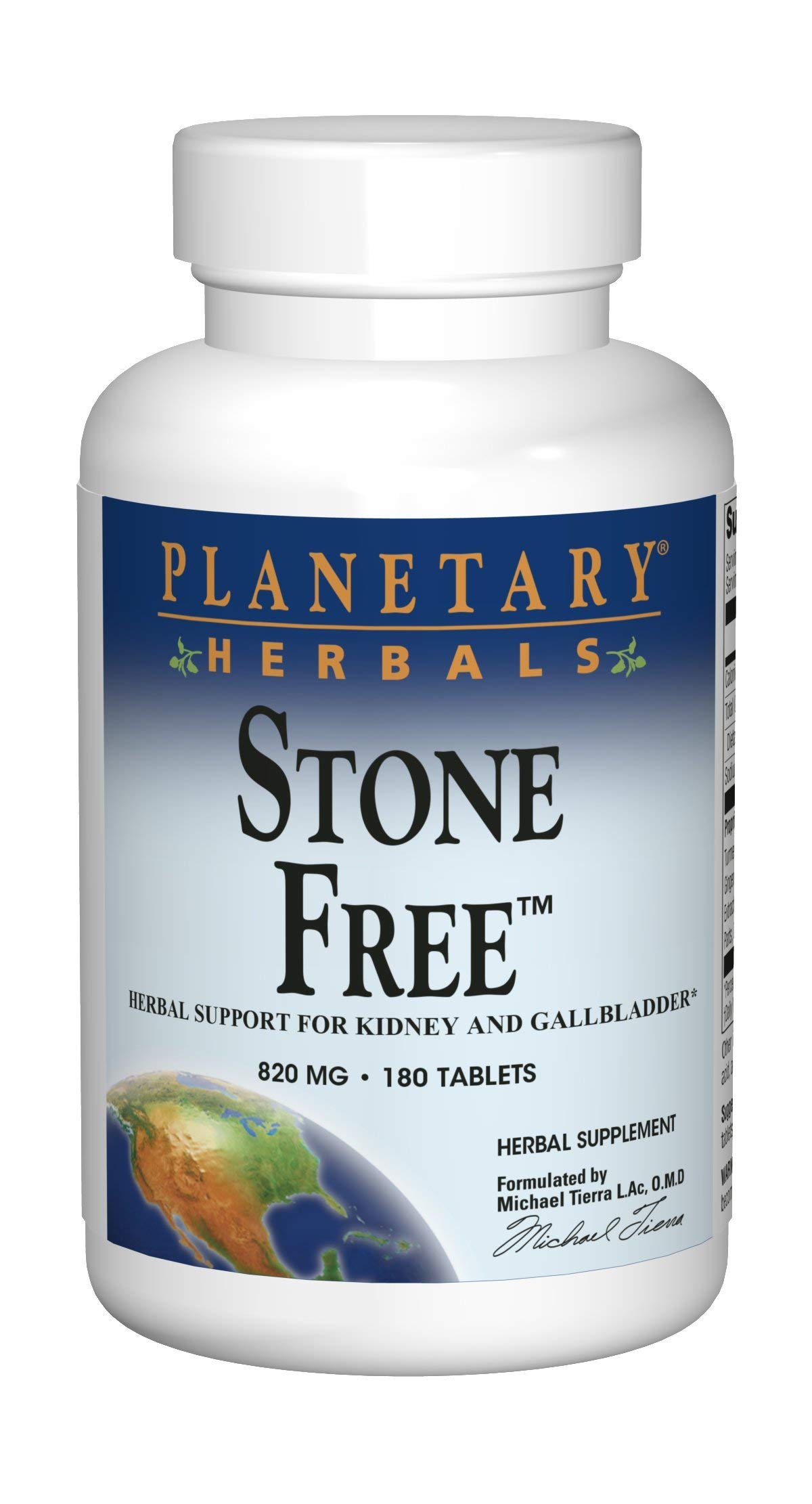 Foto 2 pulgar | Suplemento Planetary Herbals Stone Free 820 Mg 180 Comprimidos - Venta Internacional