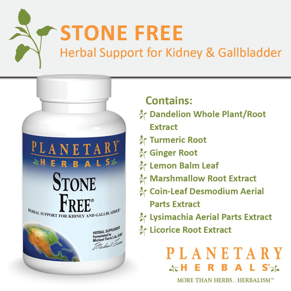 Foto 6 pulgar | Suplemento Planetary Herbals Stone Free 820 Mg 180 Comprimidos - Venta Internacional