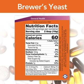 Foto 2 | Brewer's Yeast Now Foods 2 Kg (paquete De 2) - Venta Internacional.