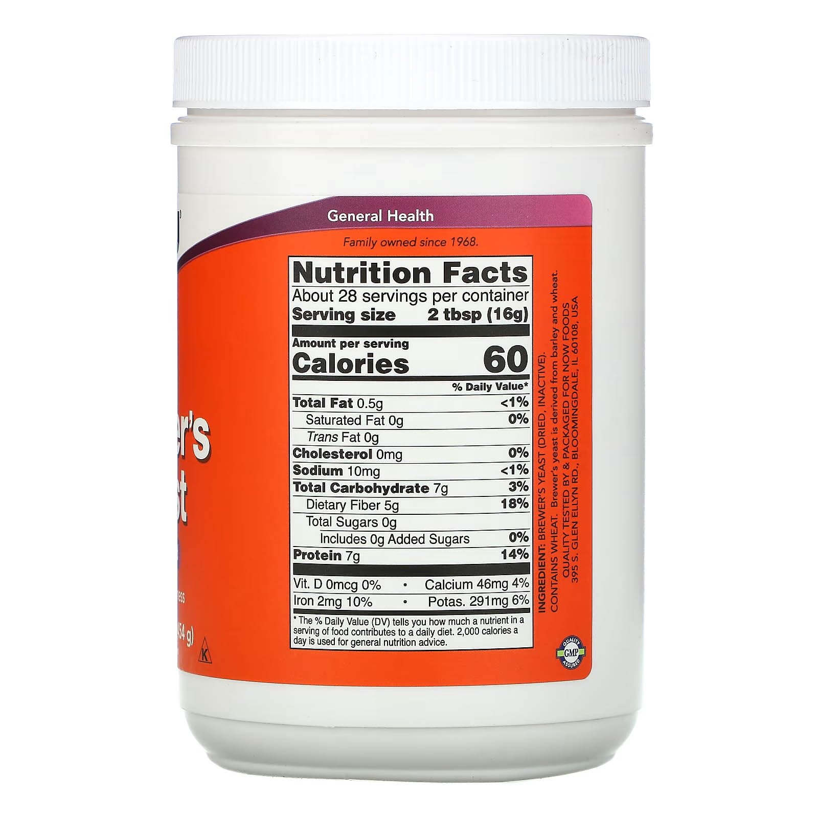 Foto 5 pulgar | Brewer's Yeast Now Foods 2 Kg (paquete De 2) - Venta Internacional.