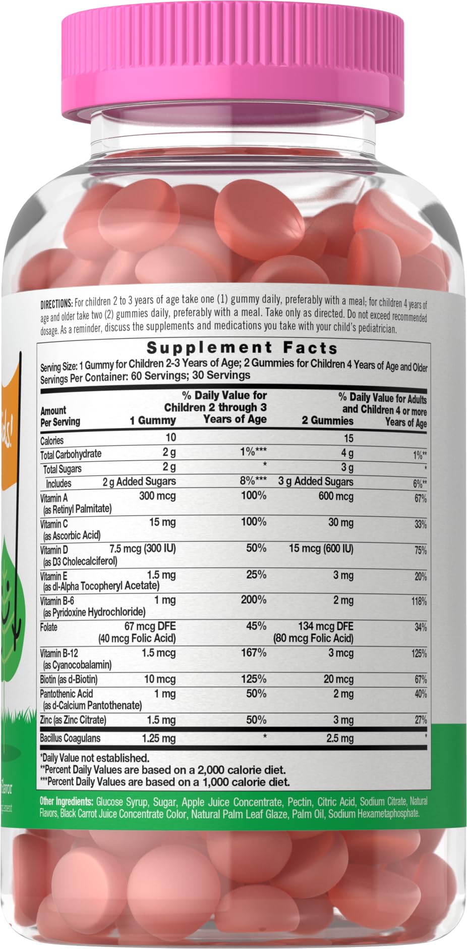 Foto 3 pulgar | Gomitas Multivitamínicas Carlyle Kids Con Probióticos 60 Masticables - Venta Internacional.