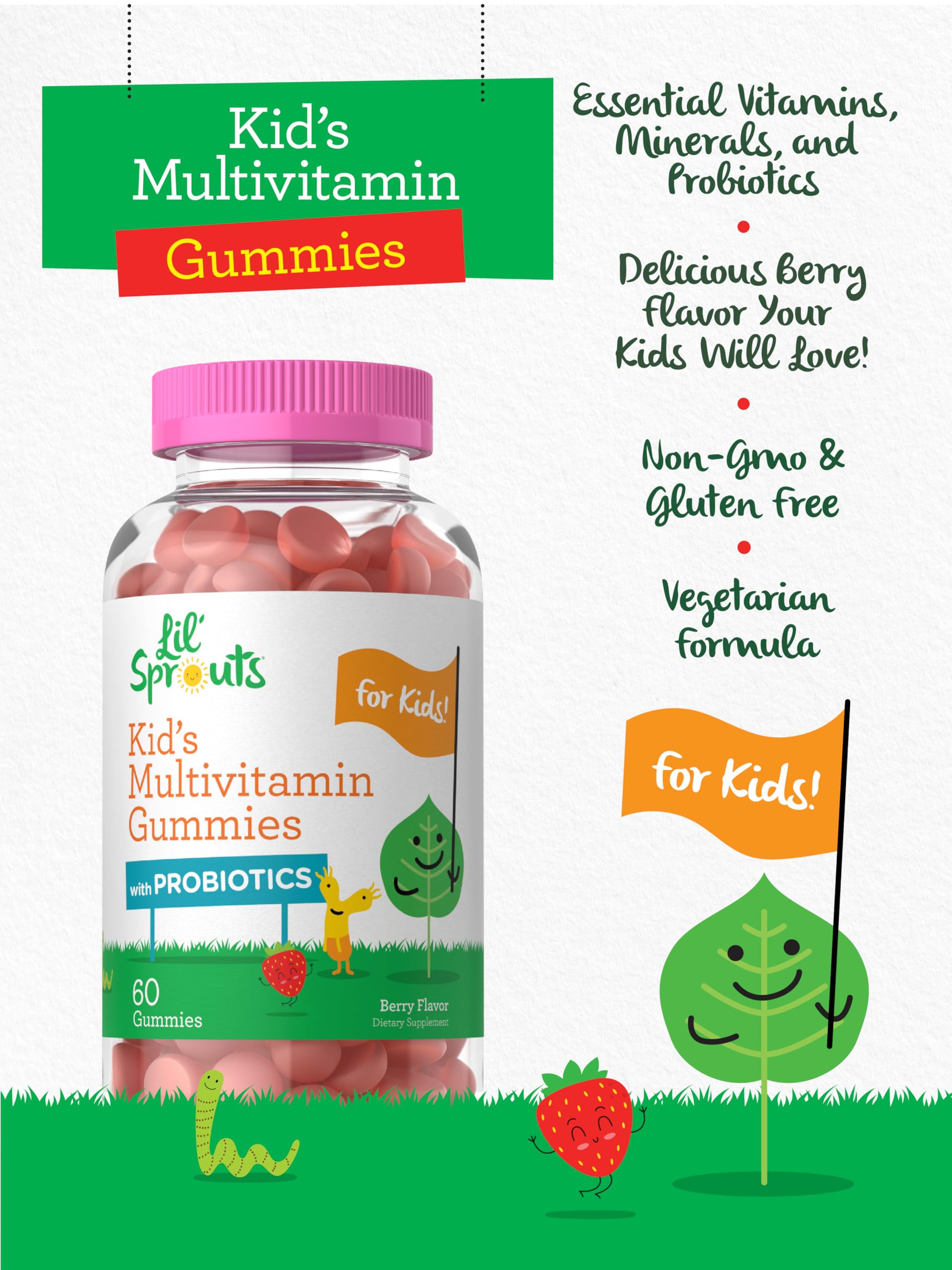 Foto 5 pulgar | Gomitas Multivitamínicas Carlyle Kids Con Probióticos 60 Masticables - Venta Internacional.