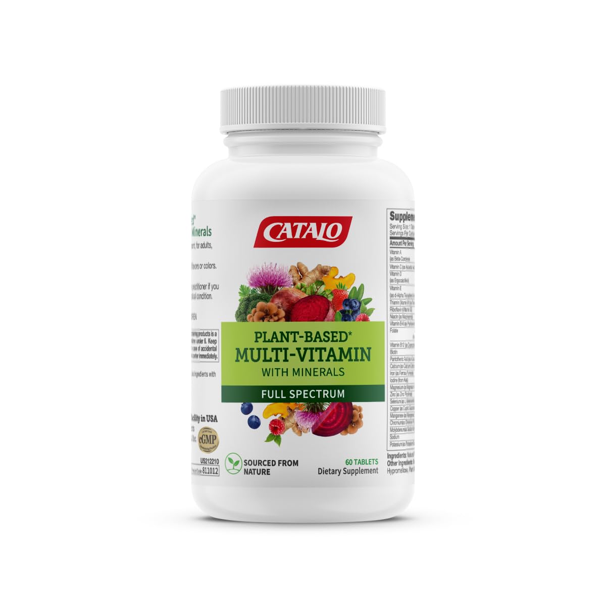 Foto 3 pulgar | Catálogo De Suplementos Multivitamínicos Para Mujeres Y Hombres 60 Comprimidos - Venta Internacional.