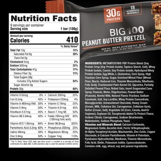 Foto 5 | Barra de Proteína Met-rx Big 100 Colossal 100 g X9 - Venta Internacional