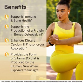 Foto 4 | Suplemento de Vitamina D3 Jarrow Formulas 62.5 mcg - Venta Internacional