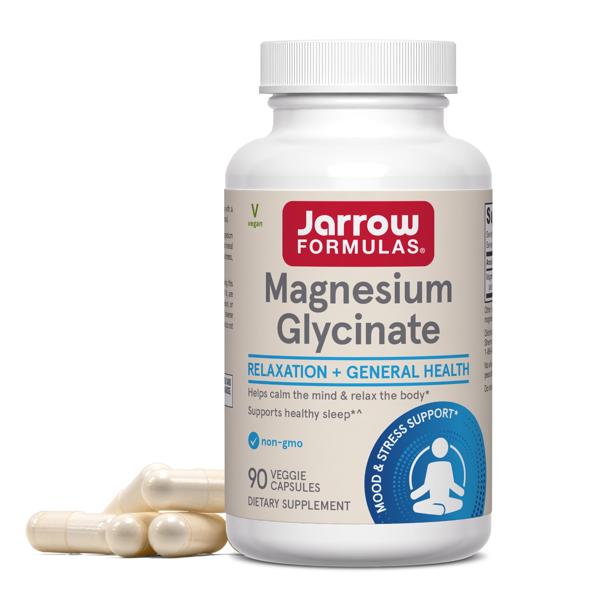Foto 2 pulgar | Suplemento Jarrow Formulas de Glicinato de Magnesio 90 Cápsulas - Venta Internacional