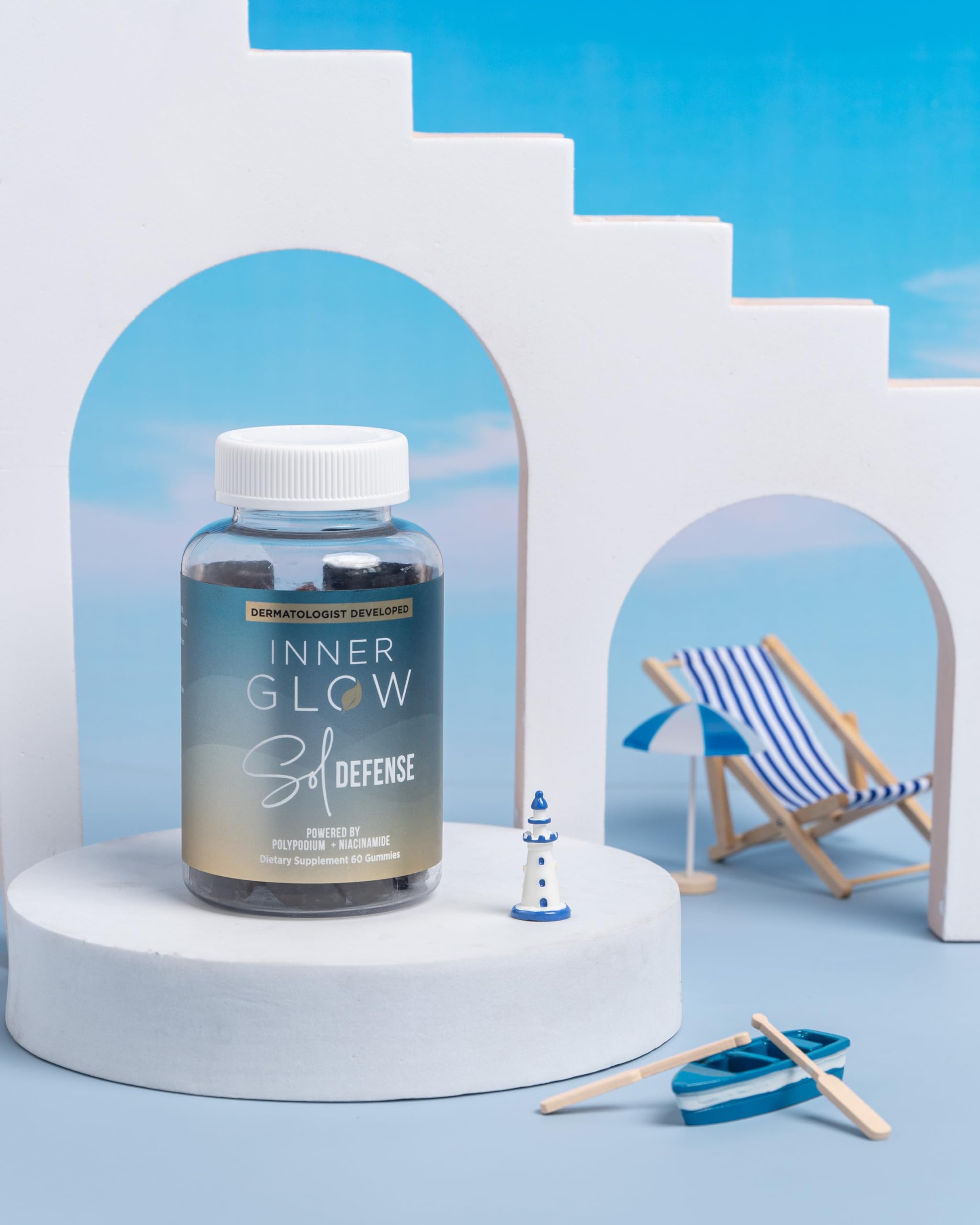 Foto 6 pulgar | Suplemento Inner Glow Sol Defense Gummies Skin Resilience - Venta Internacional.