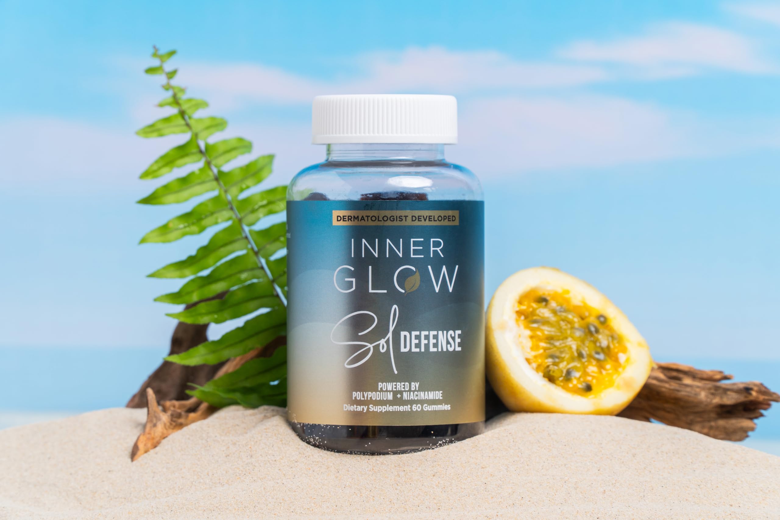 Foto 7 pulgar | Suplemento Inner Glow Sol Defense Gummies Skin Resilience - Venta Internacional.