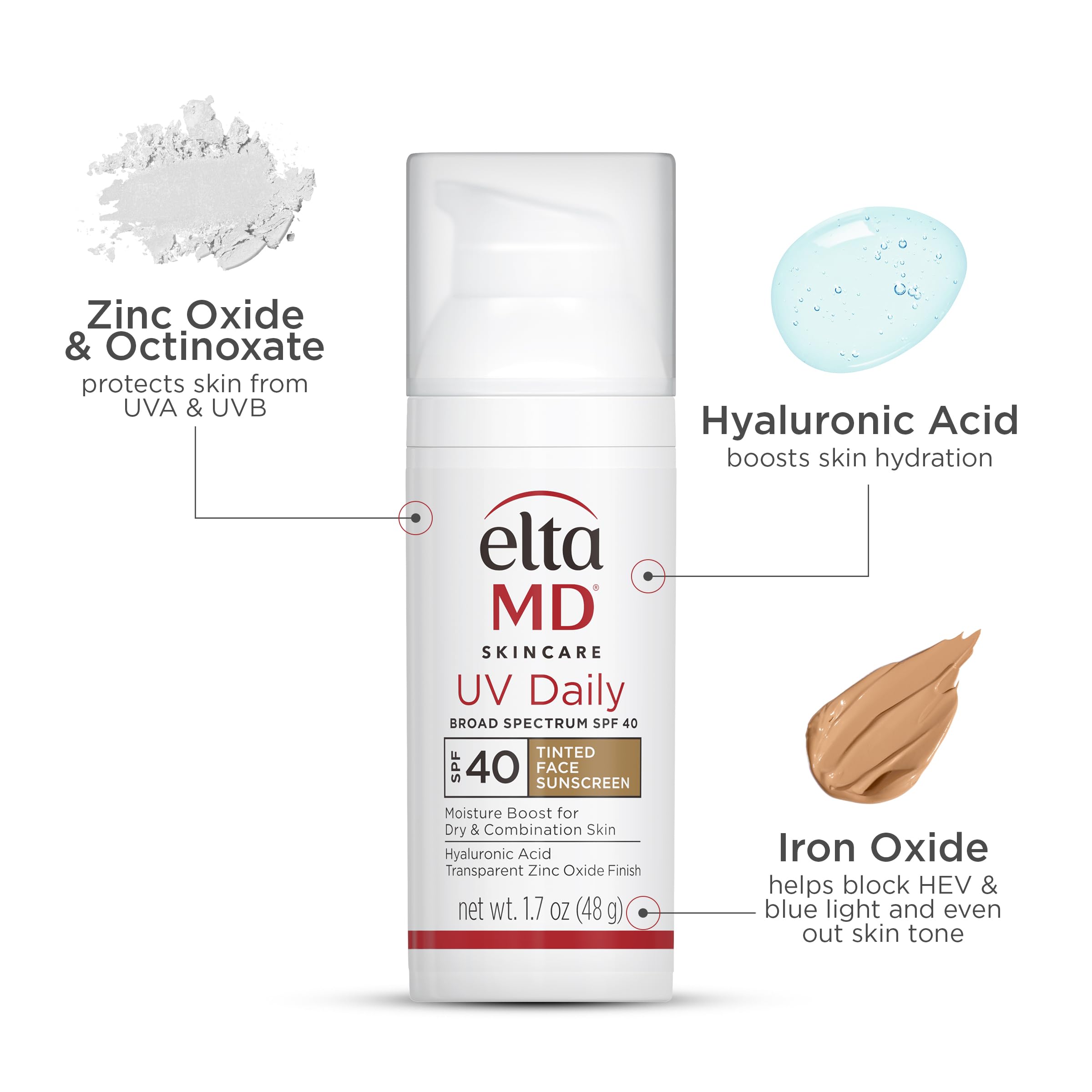 Foto 5 | Protector Solar Facial Con Color  Crema Hidratante Eltamd Uv Daily Spf 40  15 Ml - Venta Internacional.