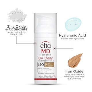 Foto 5 | Protector Solar Facial Con Color Crema Hidratante Eltamd Uv Daily Spf 40 15 Ml - Venta Internacional.