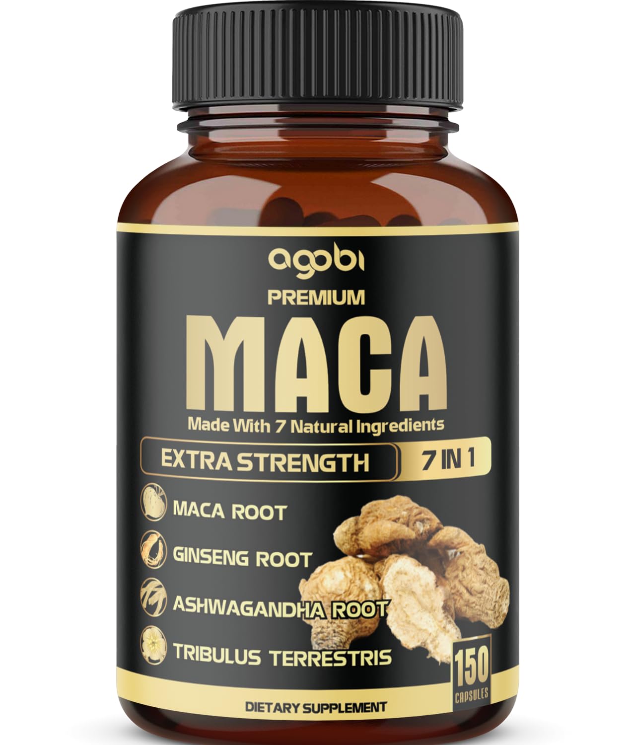 Foto 2 pulgar | Raíz de Maca Agobi 150 Cápsulas-Venta Internacional