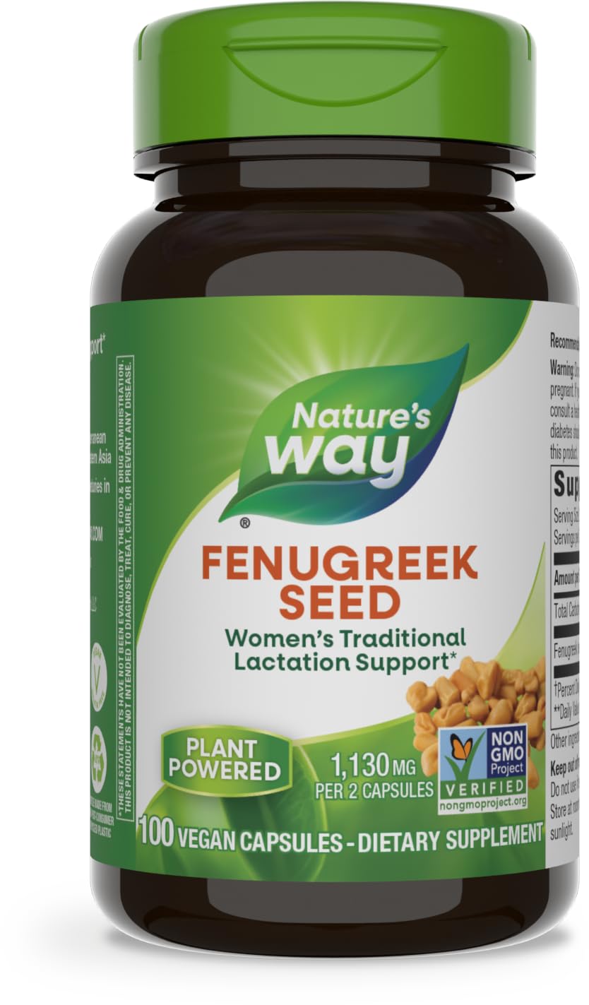 Foto 2 pulgar | Suplemento Nature's Way con Semillas de Fenogreco 100 Cápsulas - Venta Internacional