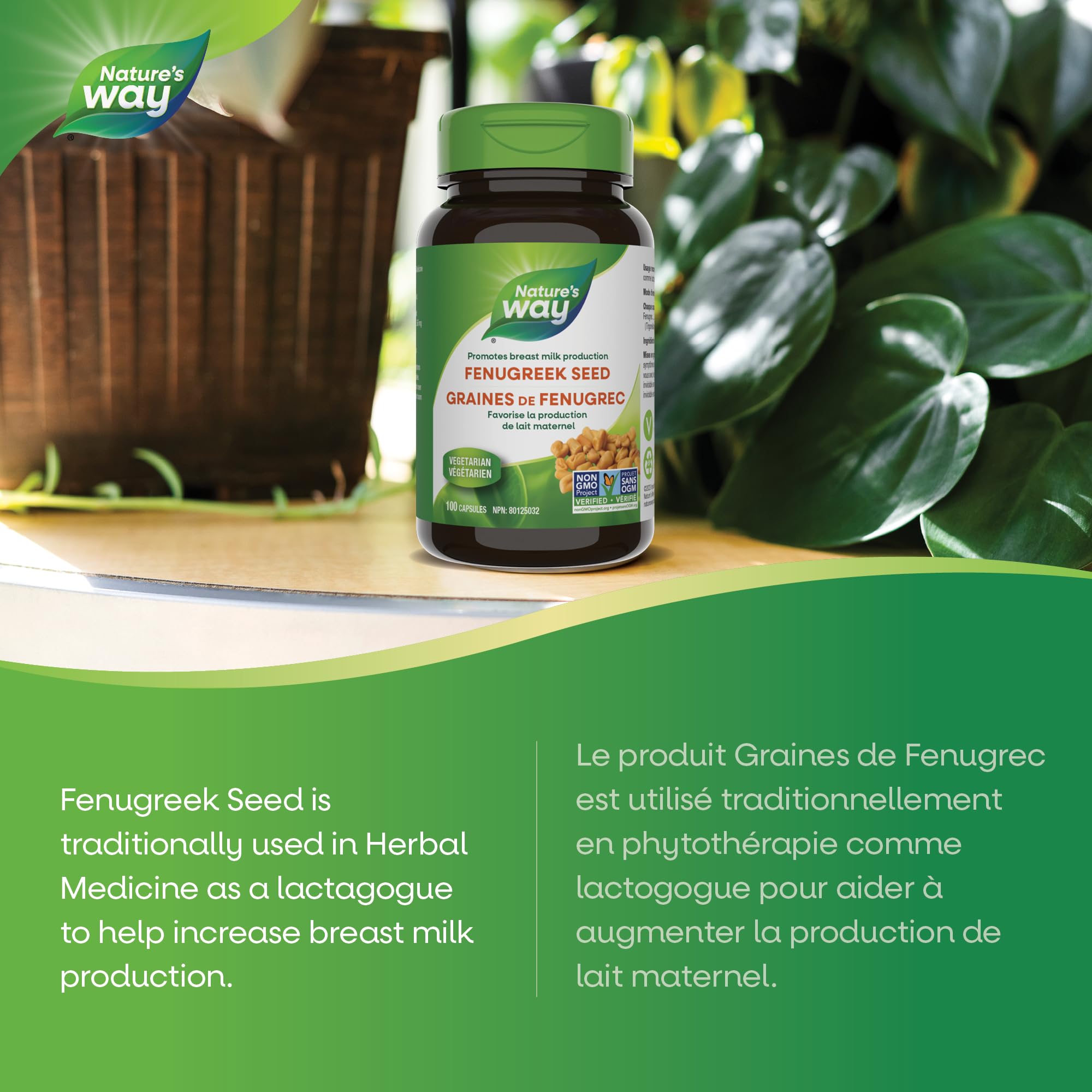 Foto 4 | Suplemento Nature's Way con Semillas de Fenogreco 100 Cápsulas - Venta Internacional
