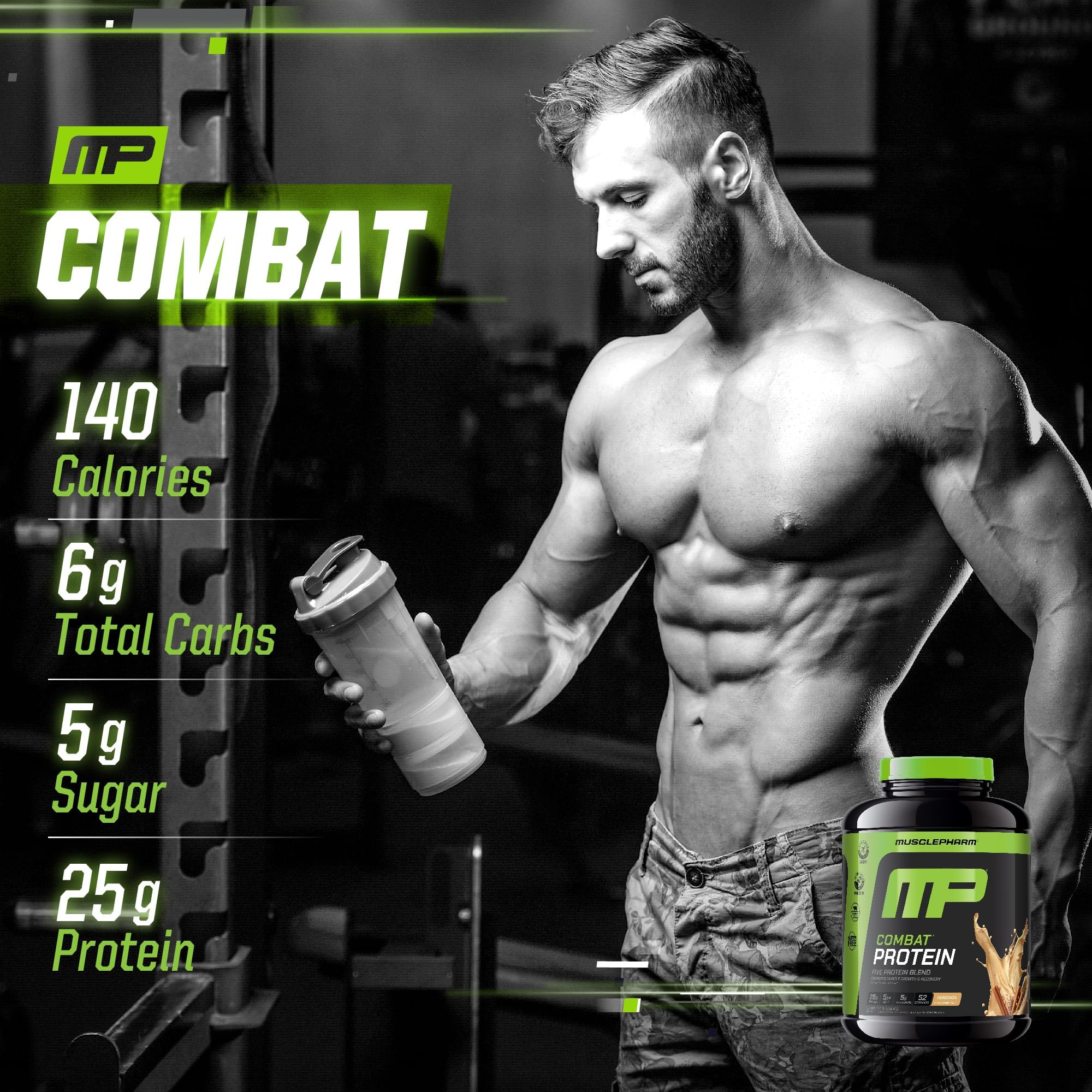 Foto 6 pulgar | Proteína en Polvo Muscle Pharm Combat Sabor Horchata 1.8 kg - Venta Internacional