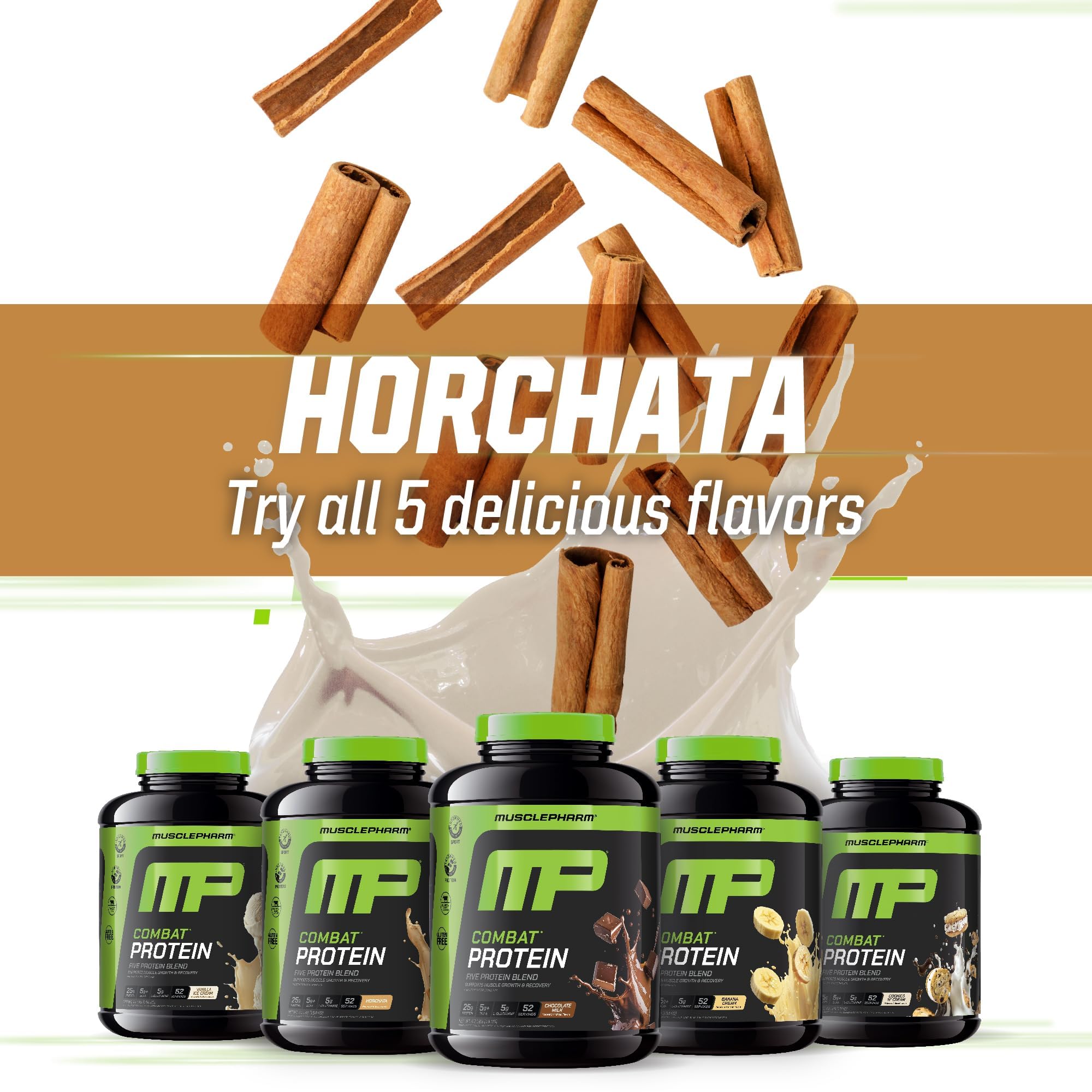 Foto 8 pulgar | Proteína en Polvo Muscle Pharm Combat Sabor Horchata 1.8 kg - Venta Internacional