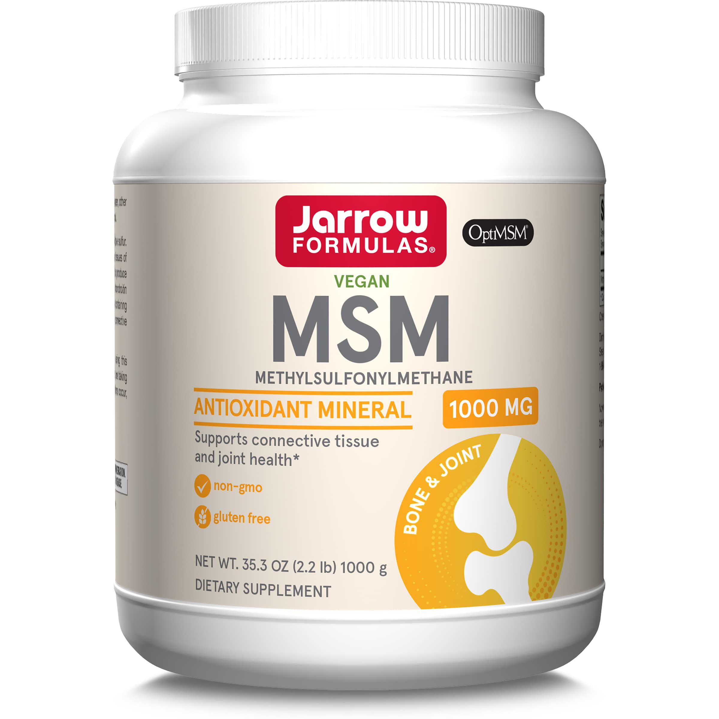 Foto 2 pulgar | Suplemento Jarrow Formulas Msm en Polvo 1000 mg 1 kg - Venta Internacional