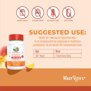 Foto 3 | Multivitamínico Maryruth's Lustriva Biotina 60 Gomitas - Venta Internacional