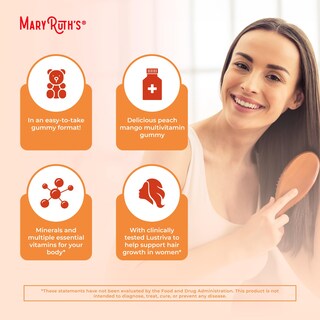 Foto 6 | Multivitamínico Maryruth's Lustriva Biotina 60 Gomitas - Venta Internacional