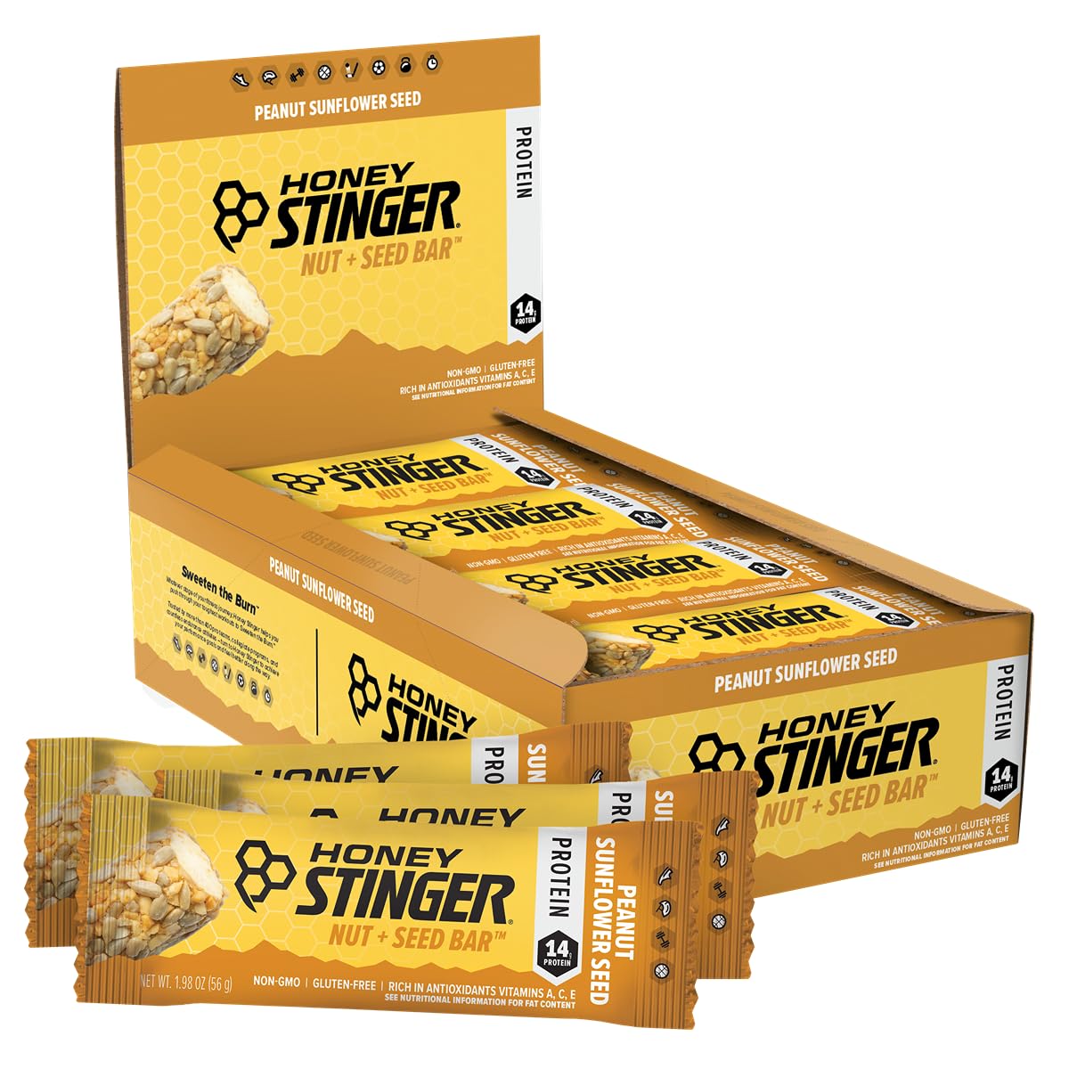 Barra de Proteina Nut + Seed Semillas De Cacahuete Y Girasol 12pz  - Venta Internacional.