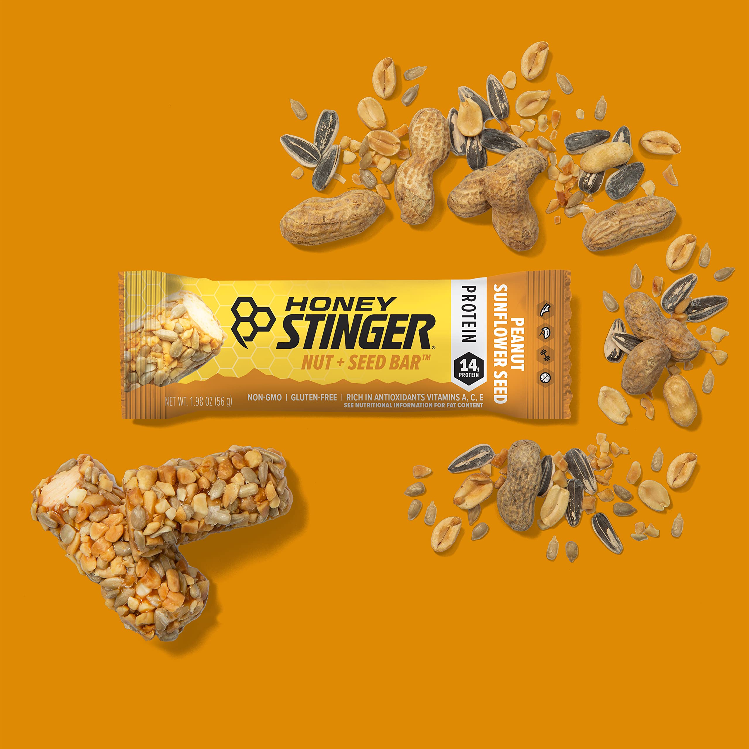 Foto 6 | Barra de Proteina Nut + Seed Semillas De Cacahuete Y Girasol 12pz  - Venta Internacional.