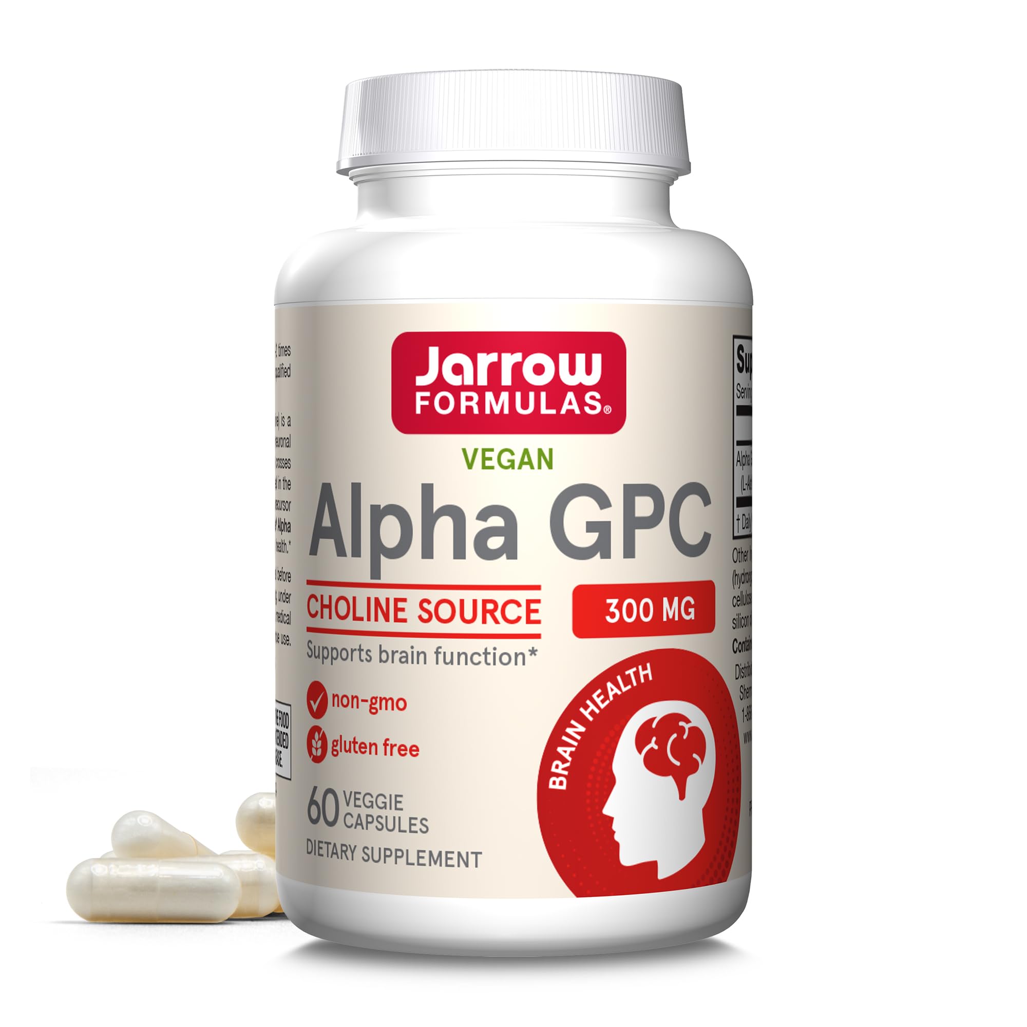 Foto 1 | Suplemento Jarrow Formulas Alpha Gpc 300 mg 60 Cápsulas - Venta Internacional
