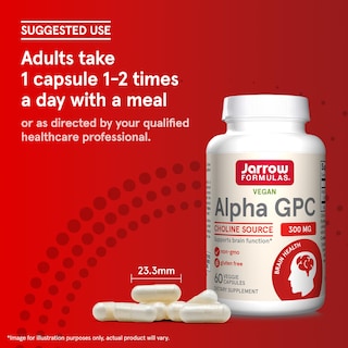Foto 7 | Suplemento Jarrow Formulas Alpha Gpc 300 mg 60 Cápsulas - Venta Internacional