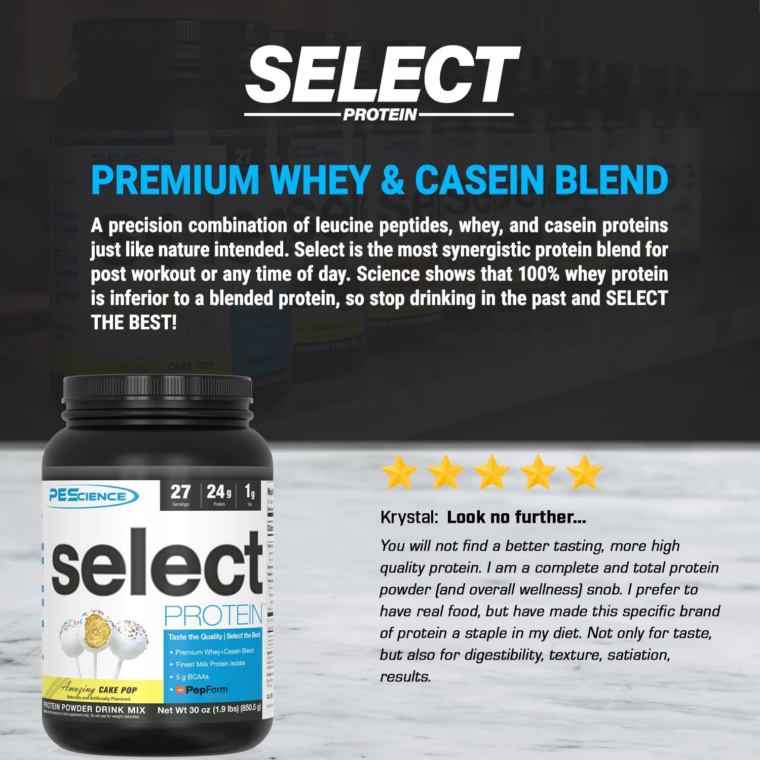 Foto 8 pulgar | Proteína Select Pesscience 850.5 g-Venta Internacional