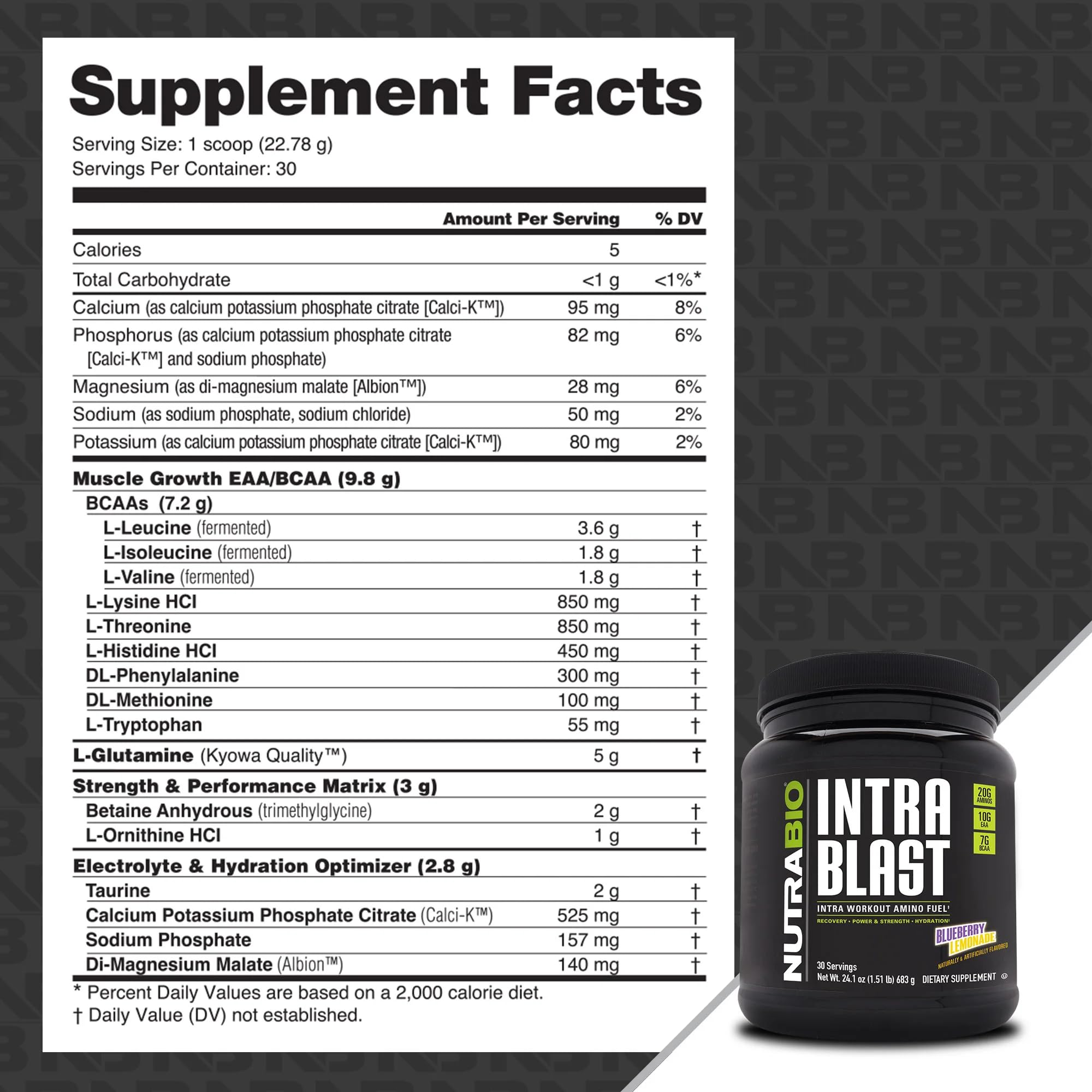 Foto 2 | Intra Blast Nutrabio 683 g-Venta Internacional