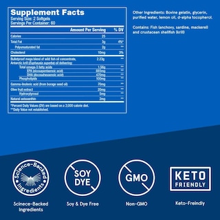 Foto 2 | Suplemento Bulletproof Omega Krill Complex 120 Cápsulas Blandas - Venta Internacional