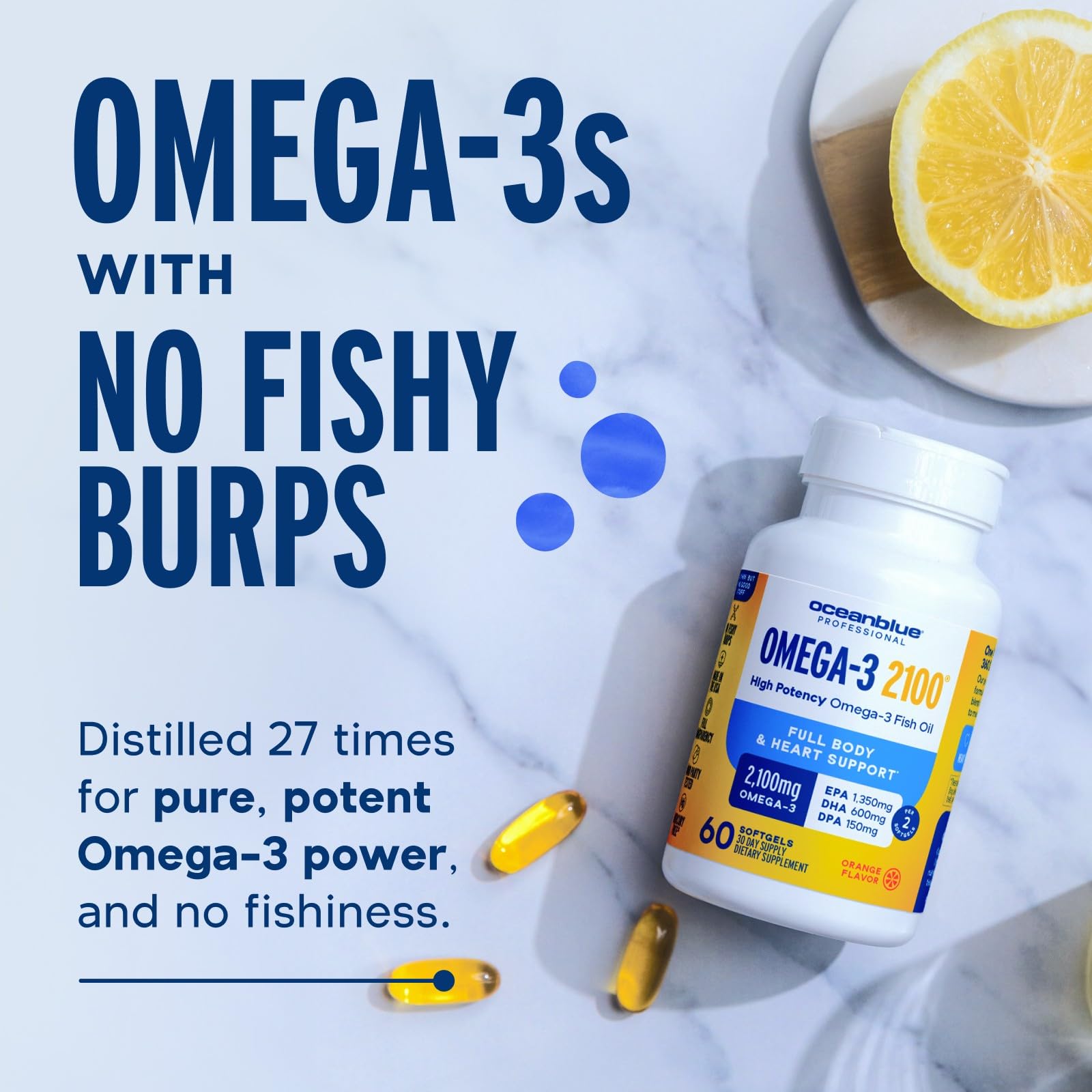 Foto 6 pulgar | Suplemento Oceanblue Omega-3 2100 Minis - Venta Internacional