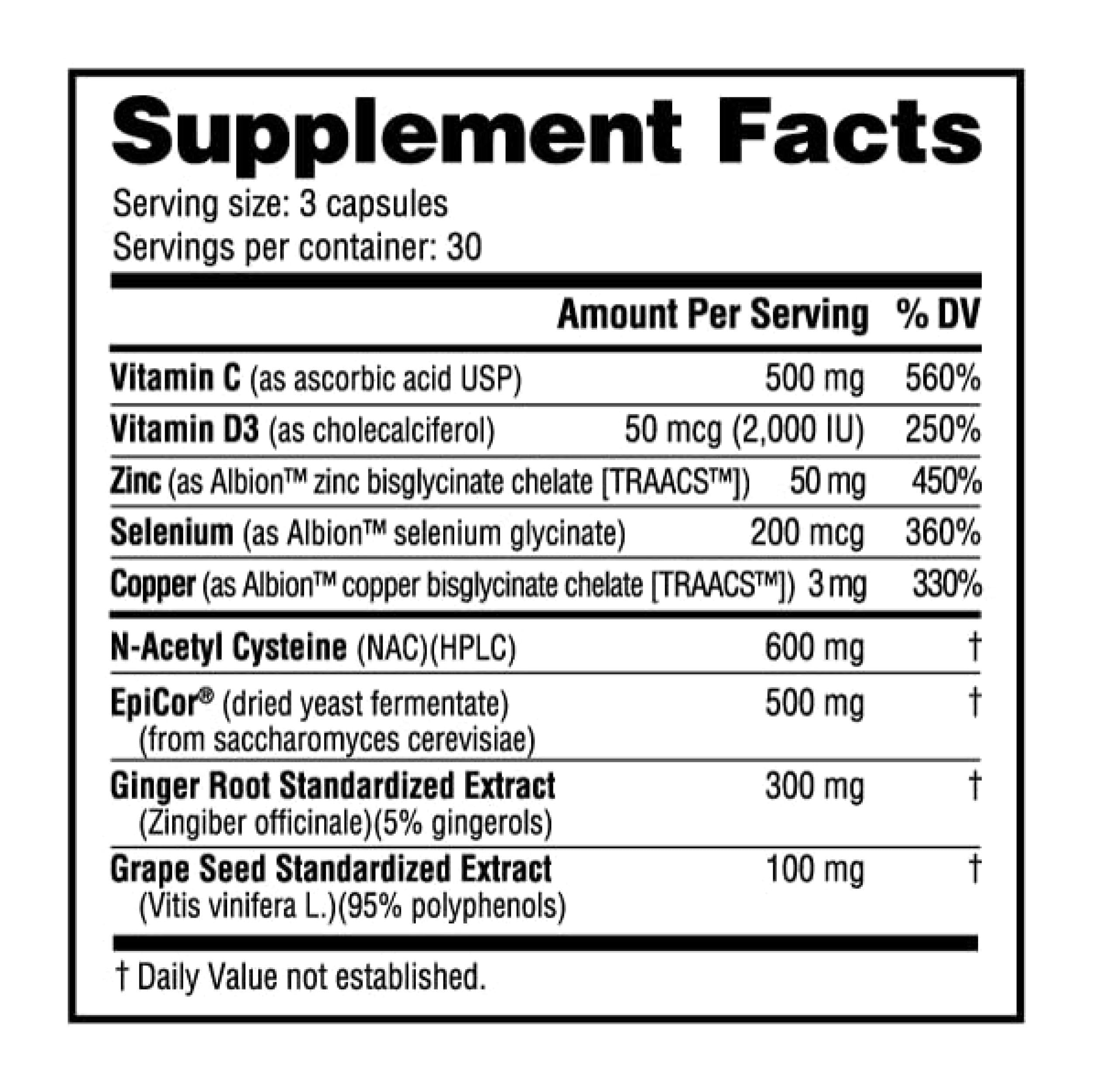 Foto 5 pulgar | Suplemento Nutrabio Immune Support 90 Cápsulas Vegetales - Venta Internacional.