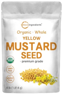Foto 1 | Suplemento Orgánico De Semillas De Mostaza Color Amarillo Entero 1 8 Kg - Venta Internacional.