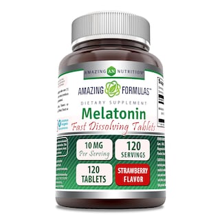 Foto 1 | Suplemento Amazing Nutrition Fórmulas de Melatonina 10 mg 120 Tabletas - Venta Internacional