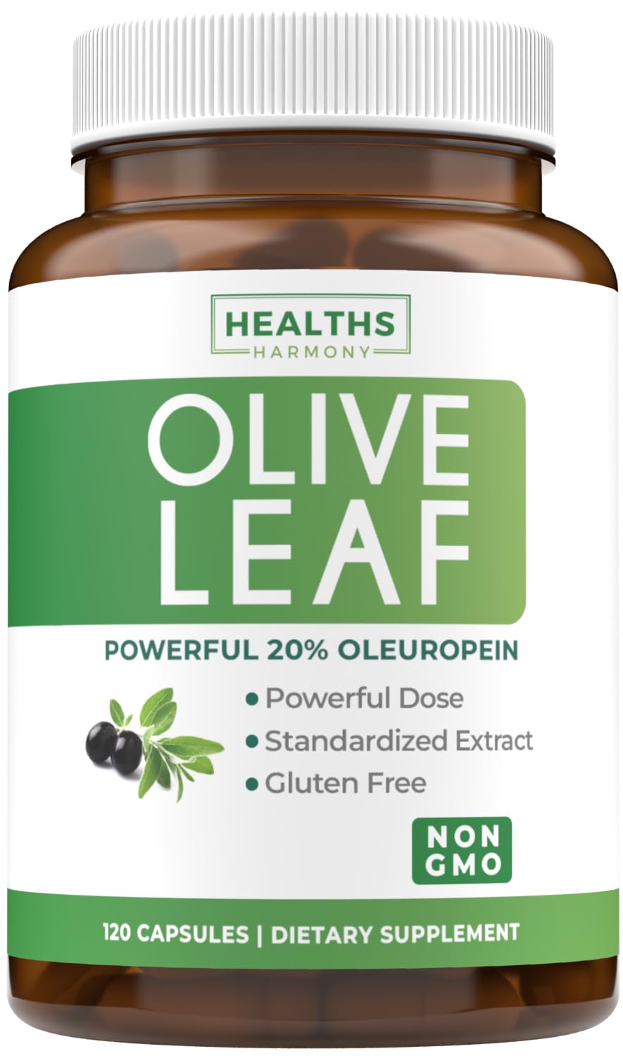 Foto 1 | Extracto de Hoja de Olivo Harmony Supplement Healths 120 Cápsulas - Venta Internacional
