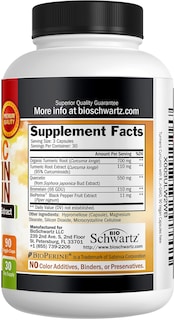 Foto 7 | Suplemento Bioschwartz de Cúrcuma Quercetina y Bromelina 90 Cápsulas - Venta Internacional
