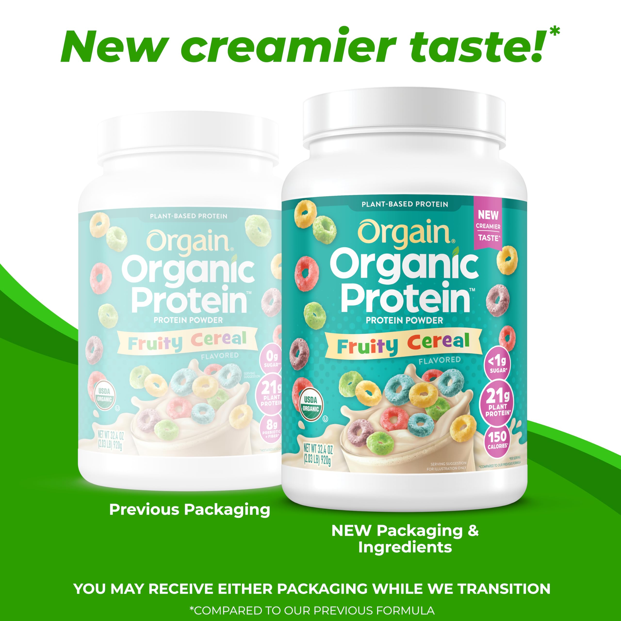 Foto 4 pulgar | Suplemento Alimenticio Protein Powder Orgain Orgain  Cereal Afrutado Vegano Orgánico  920 G - Venta Internacional