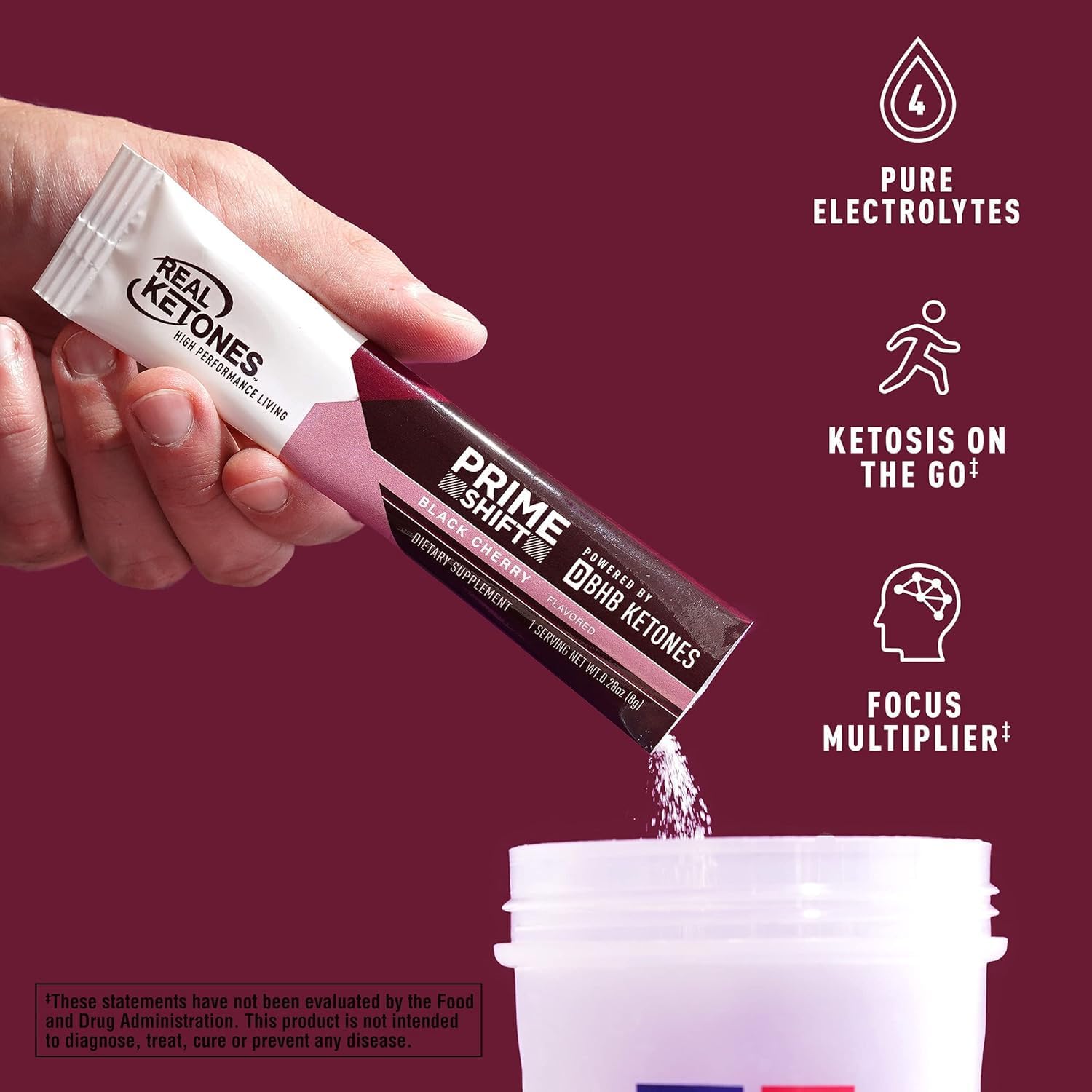 Foto 4 pulgar | Paquetes de Mezcla para Bebidas Cetogénicas Cetonas Reales Electrolitos BHB 30 Porciones - Venta Internacional