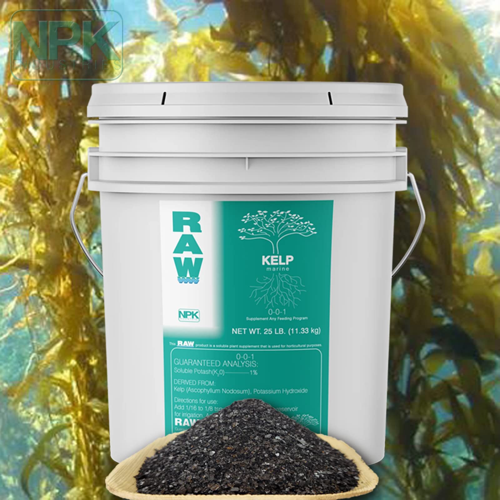Foto 4 pulgar | Bioestimulante Raw Kelp De 11 34 Kg  Rico En Hormonas Vegetales Orgánicas - Venta Internacional.