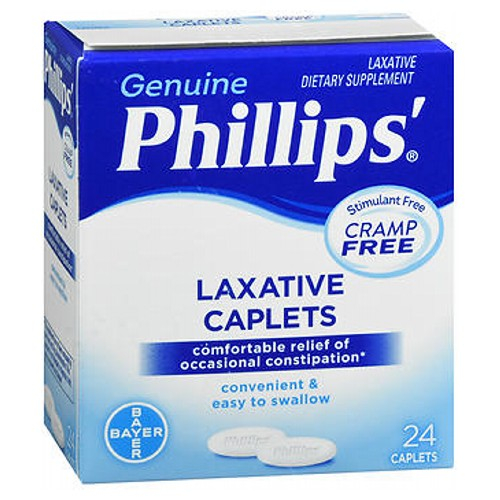 Foto 2 pulgar | Cápsulas Laxantes Bayer Phillips Sin Calambres  24 Comprimid - Venta Internacional.